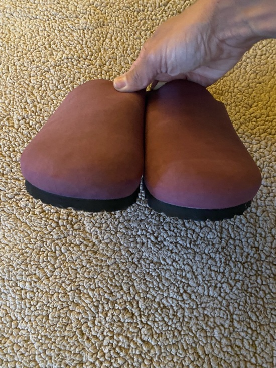 Birkis Amsterdam Plum Leather Slip-On Clog size 40! - Picture 3 of 13